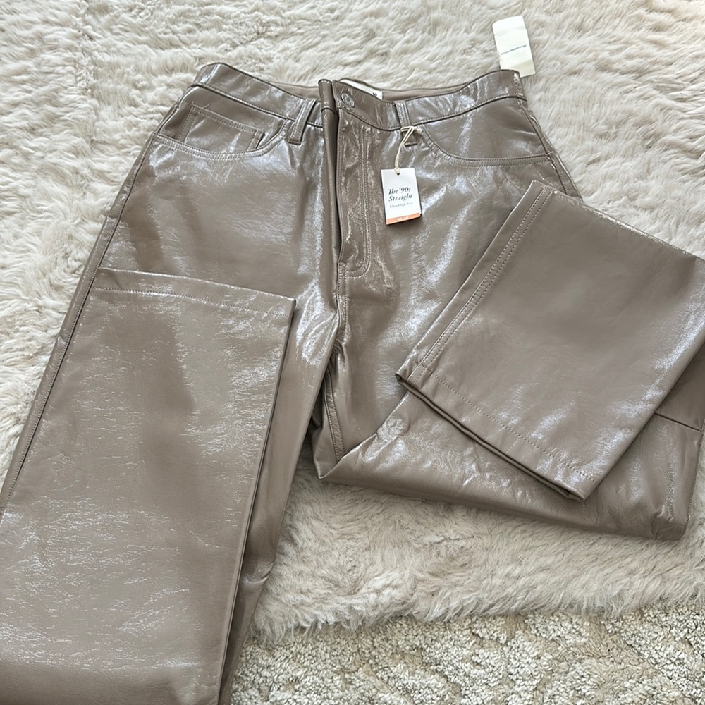 Abercrombie 90s Straight Coated Jean